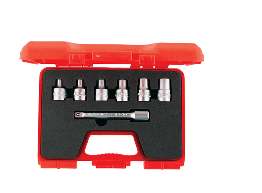 İZELTAŞ 1/2'' STAR (TORX) LOKMA ANAHTAR TAKIMI 7 PARÇA 1113006007