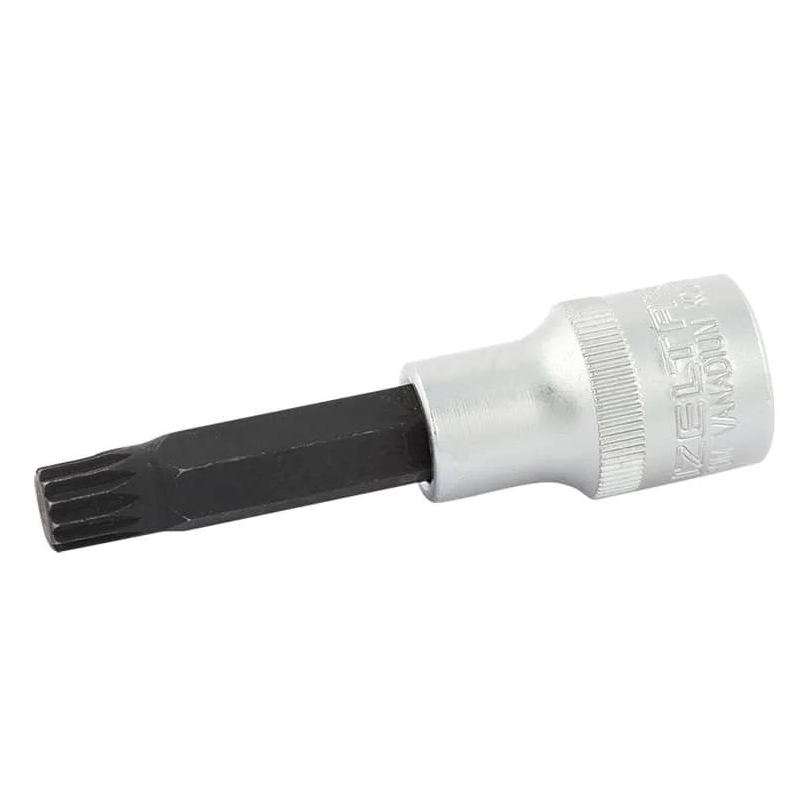 ''İZELTAŞ 1/2'''' ON İKİ KÖŞE M 10 LOKMALI BİTS UÇ YİVLİ  ( 80 MM) 1114064110''