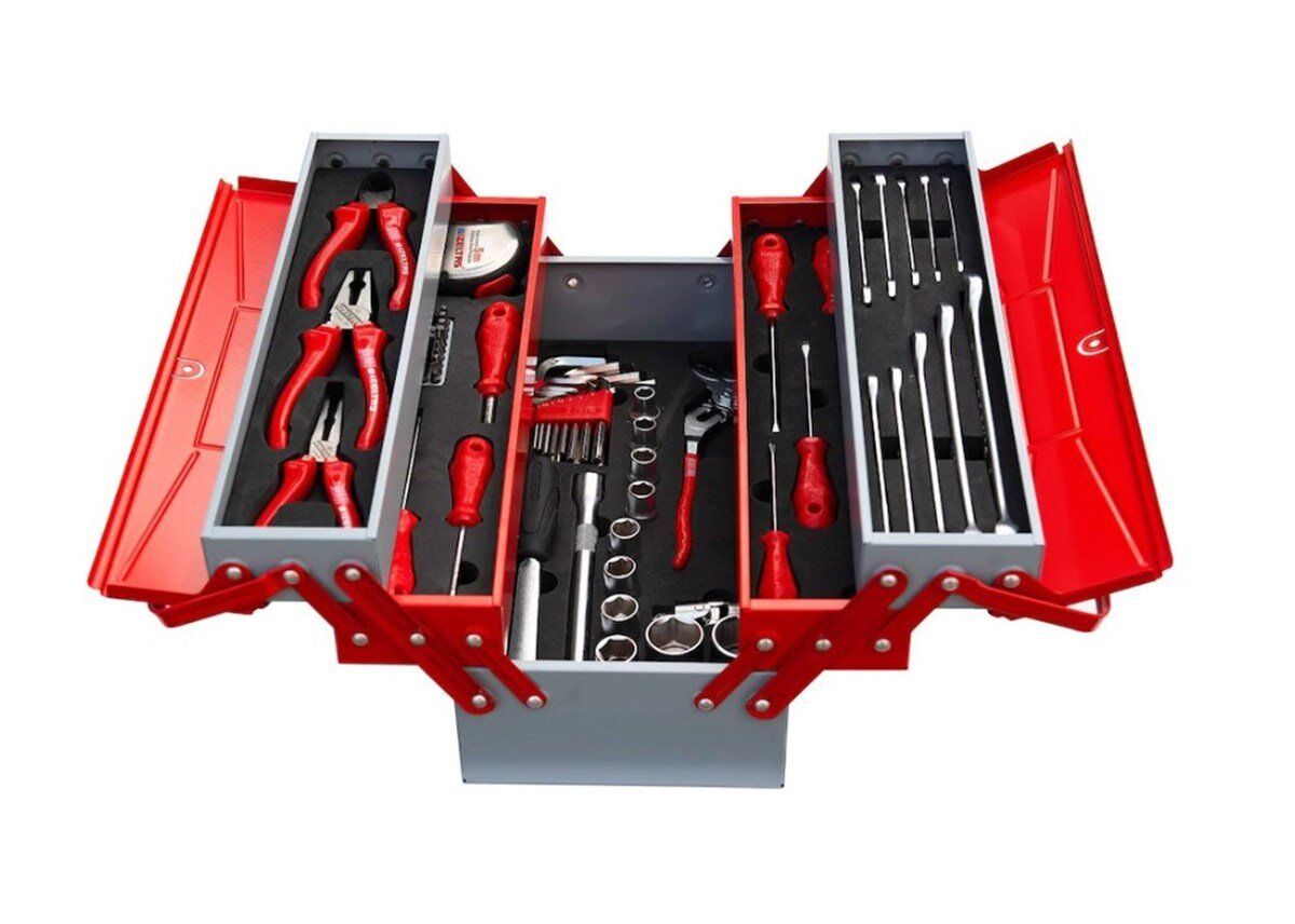 İZELTAŞ MEKANİKÇİ TAKIM ÇANTASI 5 GÖZLÜ 62 PARÇA 8420005063