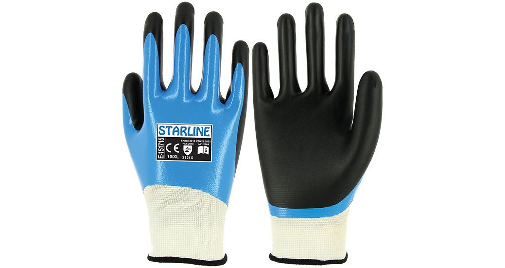 STARLİNE E-151715 KÖPÜK NİTRİL ELDİVEN 9/L