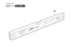 BOSCH MIKNATISLI SU TERAZİSİ 25 CM 1 600 A01 6LH