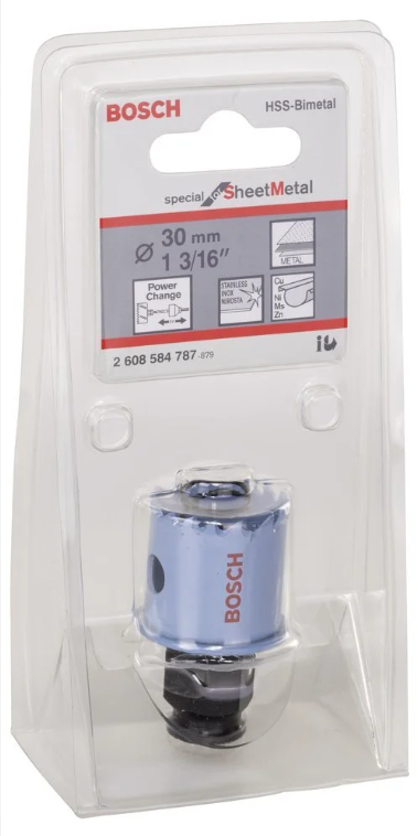 BOSCH DELİK AÇMA TESTERESİ METAL PANÇ 30 MM 2 608 584 787